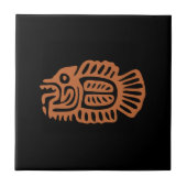 Aztec Vis Tegeltje (Voorkant)