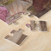 Aztec-vrouwen maken maïsbrood uit 'Le C', Mexico Legpuzzel (Zijkant)