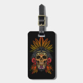 Aztec Warrior Bagagelabel (Voorkant verticaal)