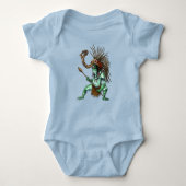 Aztec Warrior Deity Cueyatl Romper (Voorkant)