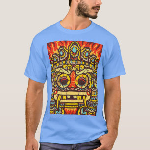 Aztec Warrior Grin T-shirt