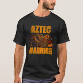 Aztec Warrior King Mexico Native Aztec Mayas 3 T-shirt (Voorkant)