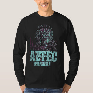 Aztec Warrior King Mexico Native Aztec Mayas 6 T-shirt