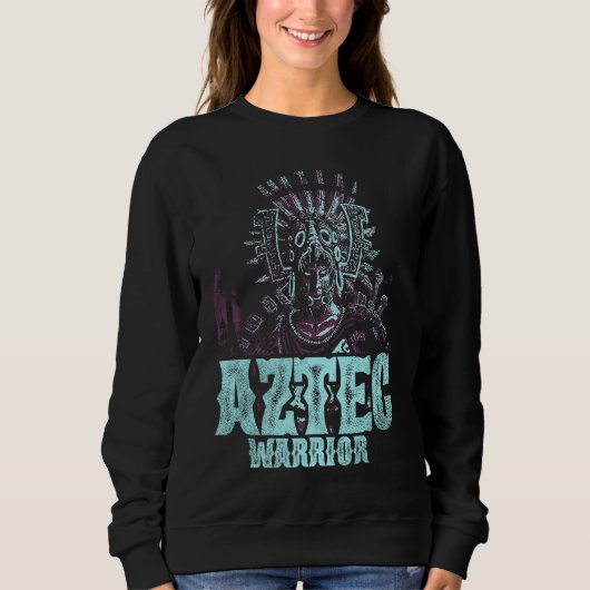 Aztec Warrior King Mexico Native Aztec Mayas 6 Trui (Voorkant)