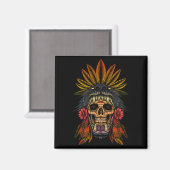 Aztec Warrior Magneet (Voorkant / Achterkant)