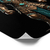 Aztec Warrior Mexican Boxing Pride Poster (Hoek)