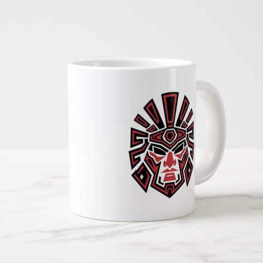 Aztec Warrior Pride 02 Grote Koffiekop (Voorkant rechts)