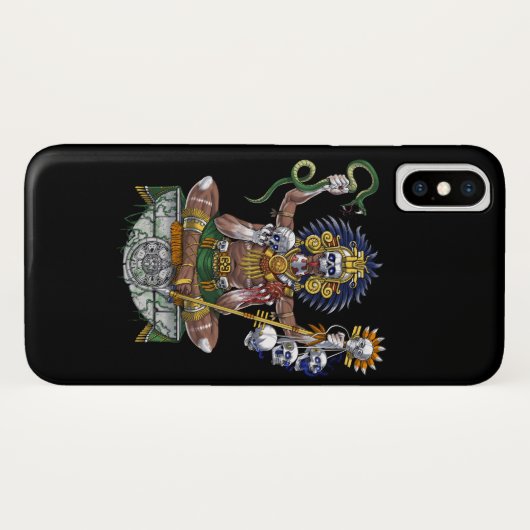 Aztec Warrior Shaman Case-Mate iPhone Case (Achterkant (horizontaal))