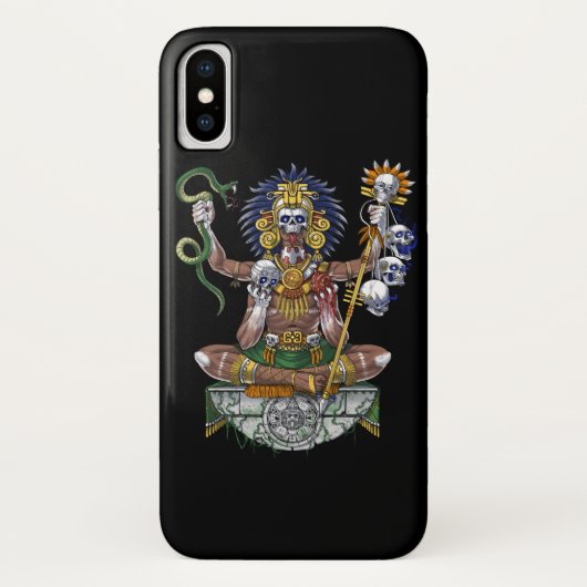 Aztec Warrior Shaman Case-Mate iPhone Case (Achterkant)
