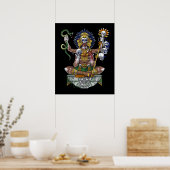 Aztec Warrior Shaman Poster (Keuken)