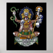 Aztec Warrior Shaman Poster (Voorkant)