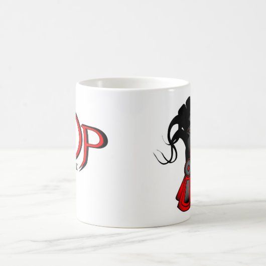 Aztec Warrior Skull Coffee Cup Koffiemok (Center)