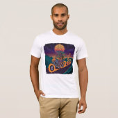 Aztec Warrior T-shirt | Fire Serpent & Jaguar Art (Voorkant volledig)