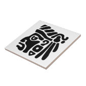 Aztec Warrior Tegeltje (Zijkant)