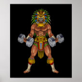 Aztec Warrior Weightlift Poster (Voorkant)