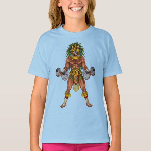 Aztec Warrior Weightlift T-shirt (Voorkant)