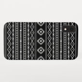 Aztec Wit Grijs Zwart Gemengde Motieven Patroon Case-Mate iPhone Case (Achterkant (horizontaal))