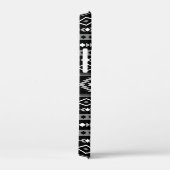 Aztec Wit Grijs Zwart Gemengde Motieven Patroon Case-Mate iPhone Case (Achterkant / Rechts)