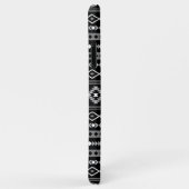 Aztec Wit Grijs Zwart Gemengde Motieven Patroon Case-Mate iPhone Case (Achterkant/rechts)