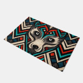 Aztec Wolf Face Deurmat (Schuin)