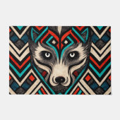 Aztec Wolf Face Deurmat (Voorkant)
