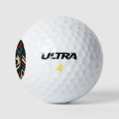 Aztec Wolf Face Golfballen (Logo)