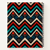 Aztec Wolf Face Notitieboek (Achterkant)