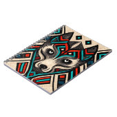 Aztec Wolf Face Notitieboek (Linkerzijde)