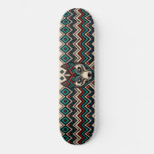 Aztec Wolf Face Persoonlijk Skateboard (Voorkant)