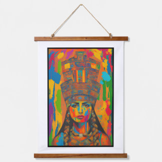 Aztec Woman Art Hangend Wandkleed