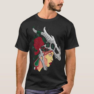 Aztec Woman Sterke Mexicaans meisje Mexico T-shirt