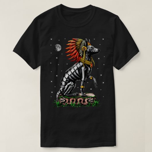 Aztec Xolo Dog T-shirt (Design voorkant)