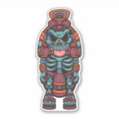 Aztec Xolotl Sticker (Voorkant)