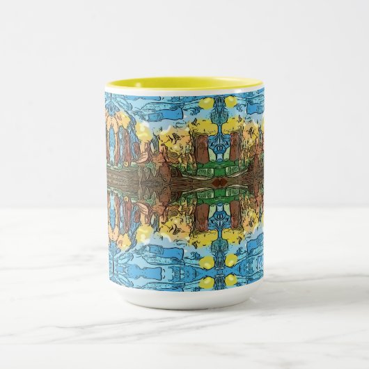 Aztec Yellow Adventure Mok (Midden)