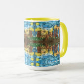 Aztec Yellow Adventure Mok (Voorkant rechts)