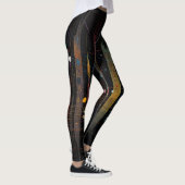 Aztec Zodiac Abstract Mix Leggings (Rechts)
