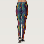Aztec Zodiac Abstract Mix Leggings (Achterkant)