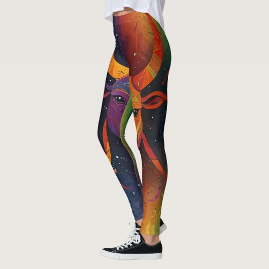 Aztec Zodiac Abstract Mix Leggings (Links)