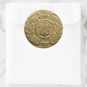 Aztec zonneschijf sticker (Tas)