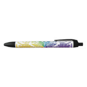 Aztec Zwarte Inkt Pen (Bovenkant)