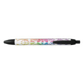 Aztec Zwarte Inkt Pen (Achterkant)