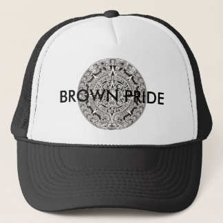 azteca cal, BROWN PRIDE Trucker Pet