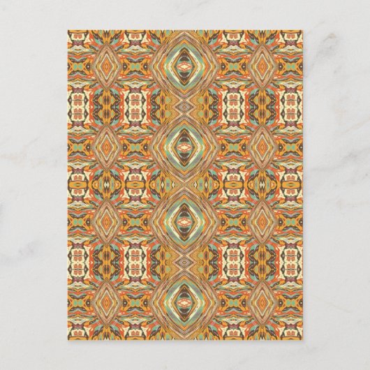 Aztecs Colorful Seamless Pattern Briefkaart (Voorkant)