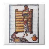 Aztecs Storing Maize Tegeltje (Voorkant)