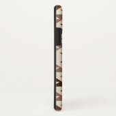 Azteek Diamant Motief Ontwerp Bruin+Crème Case-Mate iPhone Case (Achterkant / rechts)