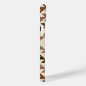 Azteek Diamant Motief Ontwerp Bruin+Crème Case-Mate iPhone Case (Achterkant / Rechts)
