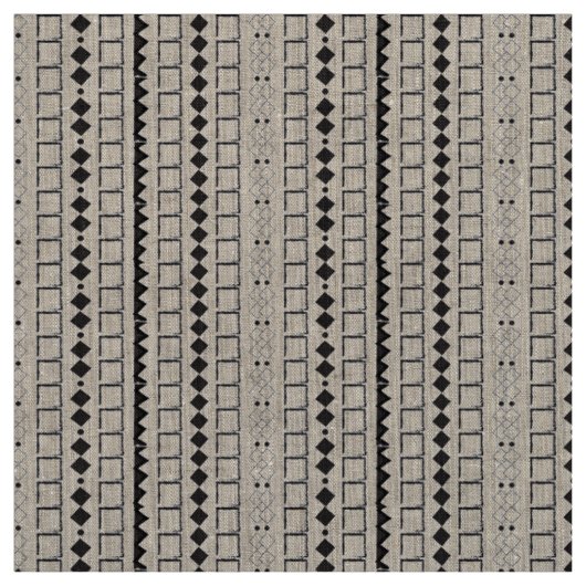 Azteek Geometrisch Abstract Patroon Stof (Swatch)