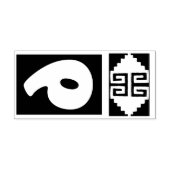 Azteek Nummer 9 Ontwerp Stempel Gereedschap (Afrduk)