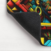 Azteek ontwerp patroon drie muismat (Hoek)