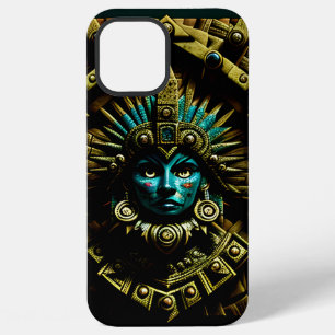 Azteek ontwerp patroon twee iPhone 12 pro max hoesje